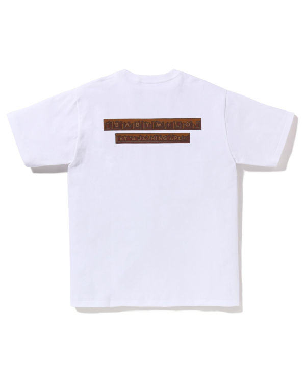 Camiseta Bape Valentine Chocolate Milo Hombre Blancas | MIVNP-0679