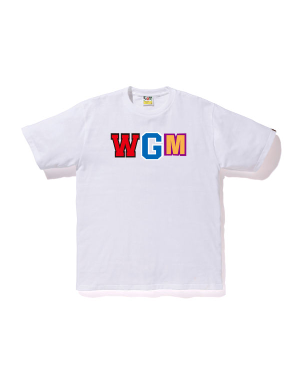 Camiseta Bape WGM Shark Hombre Blancas | RGJBH-5369