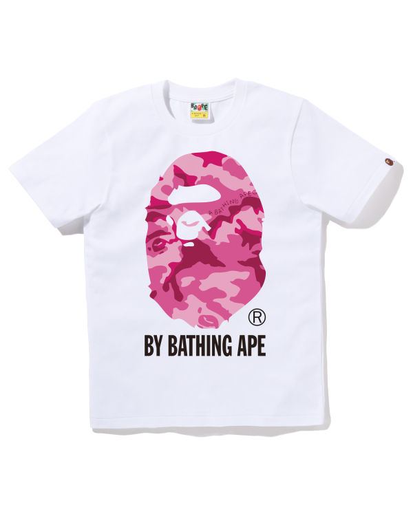 Camiseta Bape Woodland Camo By Bathing Ape Mujer Blancas | FMTEW-4607