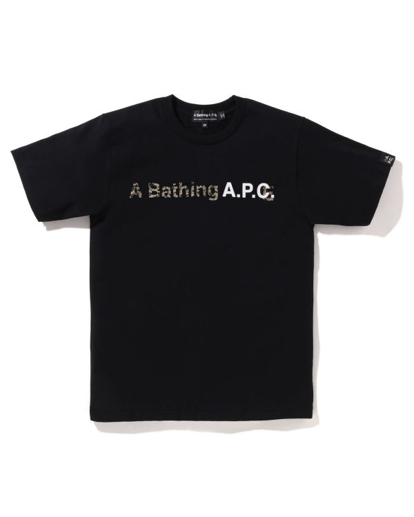 Camiseta Bape X A.P.C. A Bathing Ape Anchos Mujer Negras | WZNRG-9037