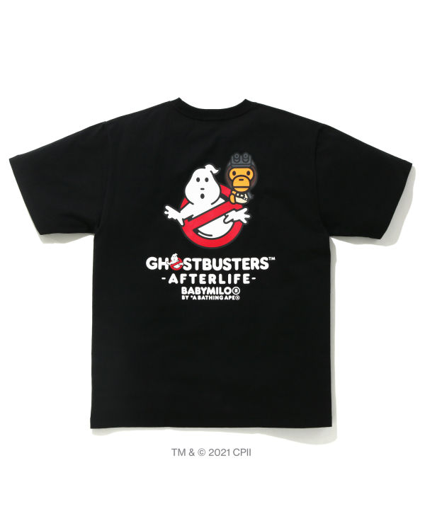 Camiseta Bape X Ghostbusters Milo Hombre Negras | PBQEM-1684