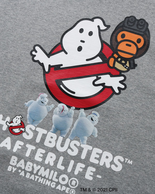 Camiseta Bape X Ghostbusters Milo Hombre Gris | YXTUK-5136