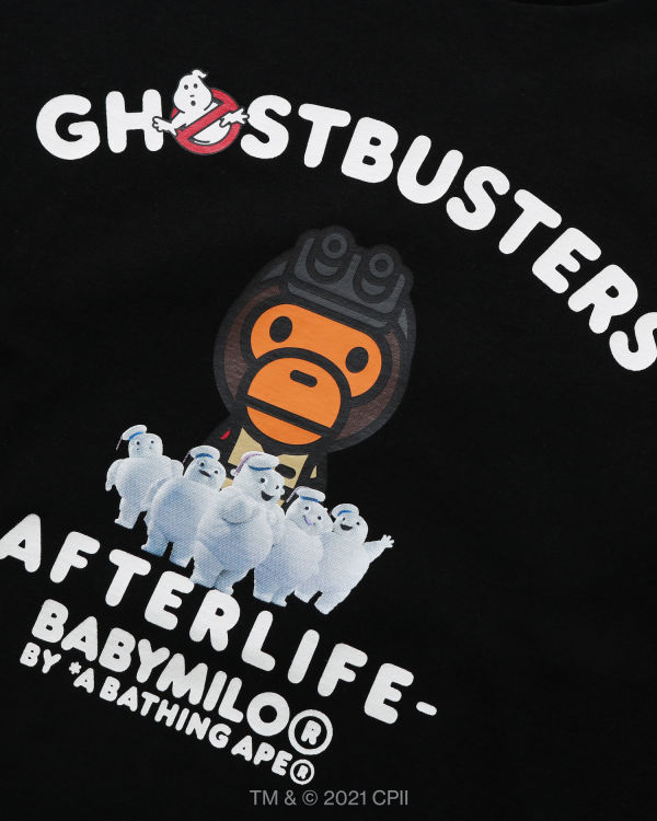 Camiseta Bape X Ghostbusters Milo Long Sleeve Hombre Negras | XLZBJ-0215