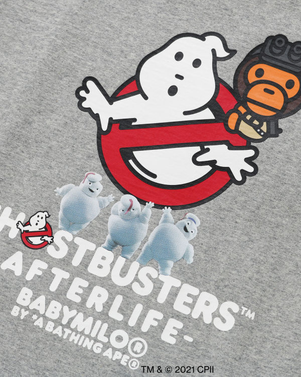 Camiseta Bape X Ghostbusters Milo Niños Gris | ZRTFX-0186