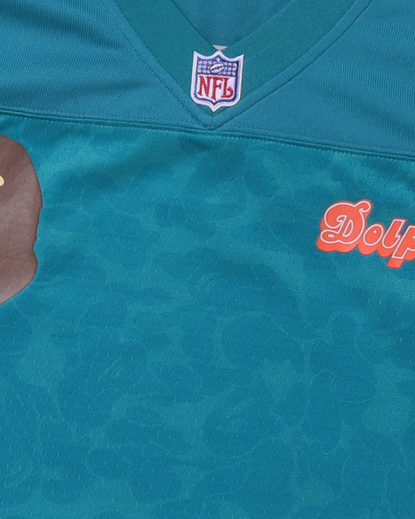 Camiseta Bape X M&N NFL Miami Dolphins Legacy Jersey Hombre Verde Menta | IOKRC-9361