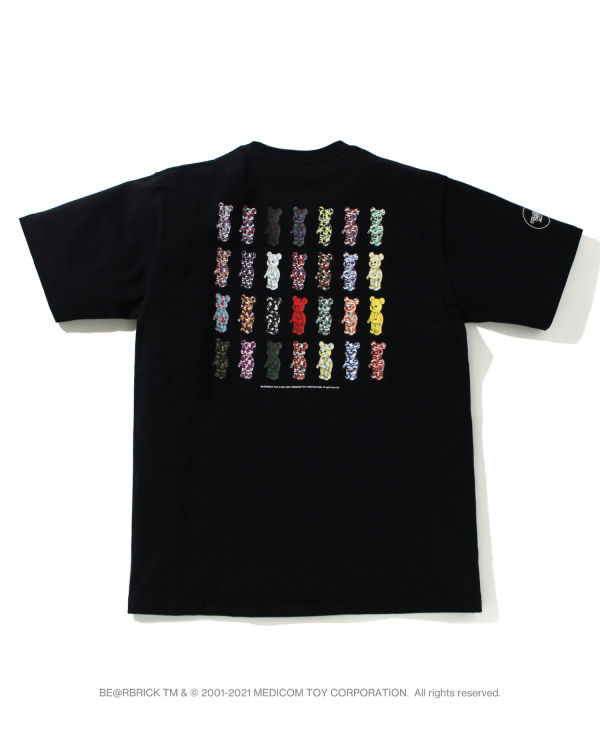 Camiseta Bape X Medicom Toy Camo BE@R Hombre Negras | JEXMG-7260