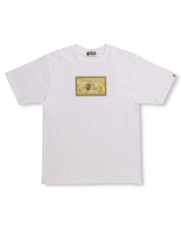 Camiseta Bape X OVO Card Hombre Blancas | LWVRC-3649