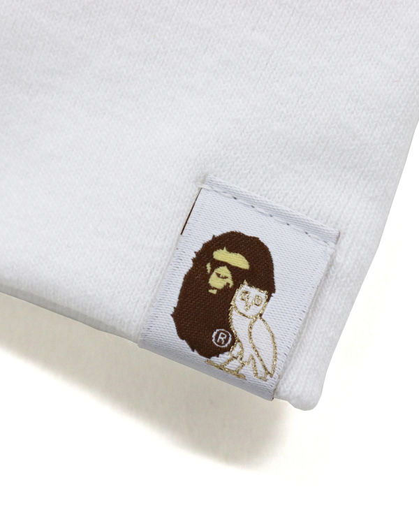 Camiseta Bape X OVO Long Sleeve Hombre Blancas | MYJFP-6375