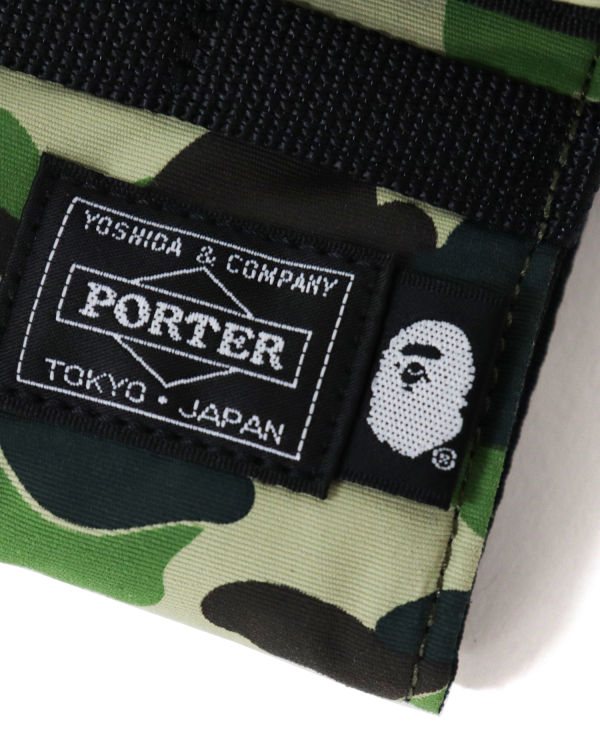 Carteras Bape Porter ABC Camo Long Hombre Verde | NEQTY-2914