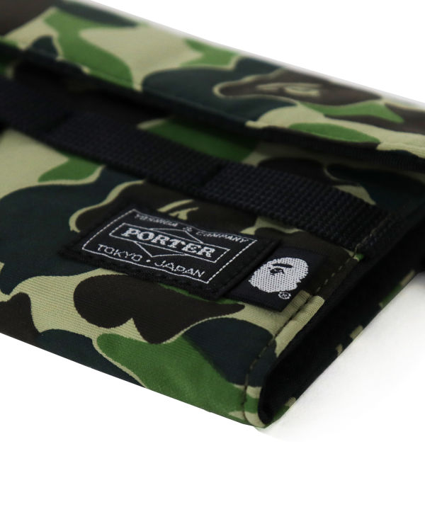 Carteras Bape Porter ABC Camo Long Hombre Verde | NEQTY-2914