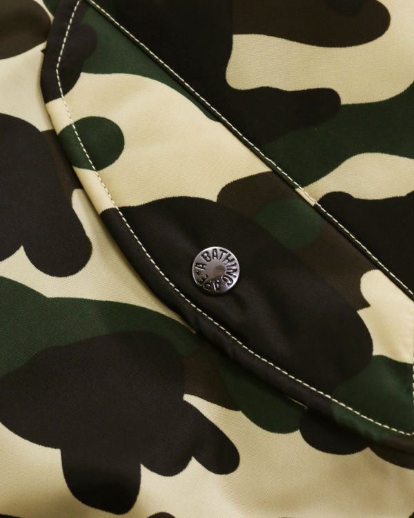 Chaquetas Bape 1st Camo Nylon Twill MA-1 Hombre Amarillo | KMZLN-1693