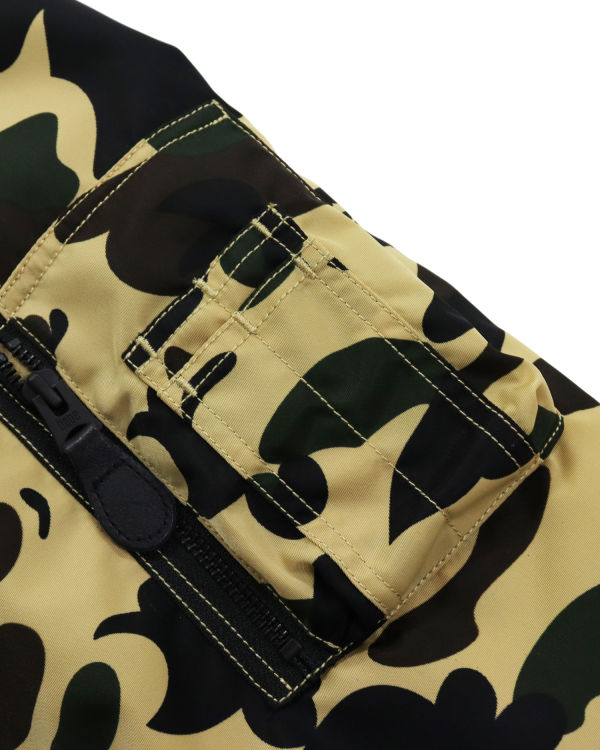 Chaquetas Bape 1st Camo Nylon Twill MA-1 Hombre Amarillo | KMZLN-1693