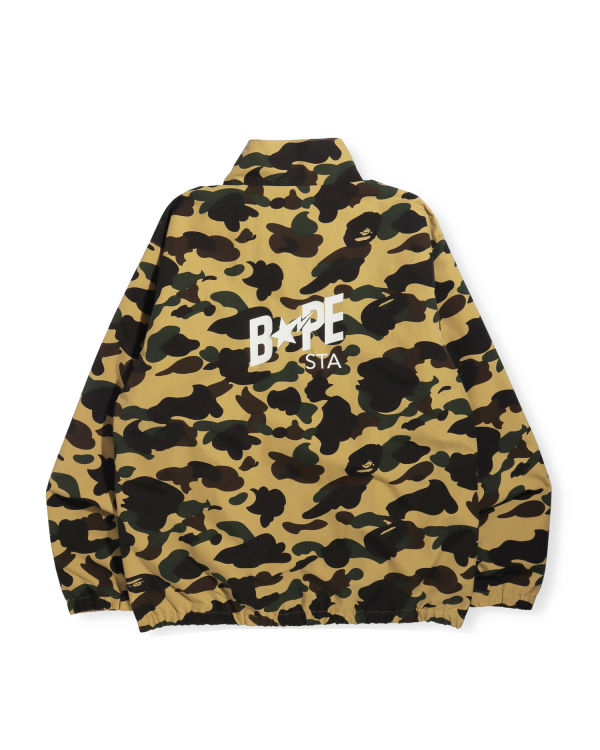 Chaquetas Bape 1st Camo Pista Hombre Amarillo | BLGNP-5871