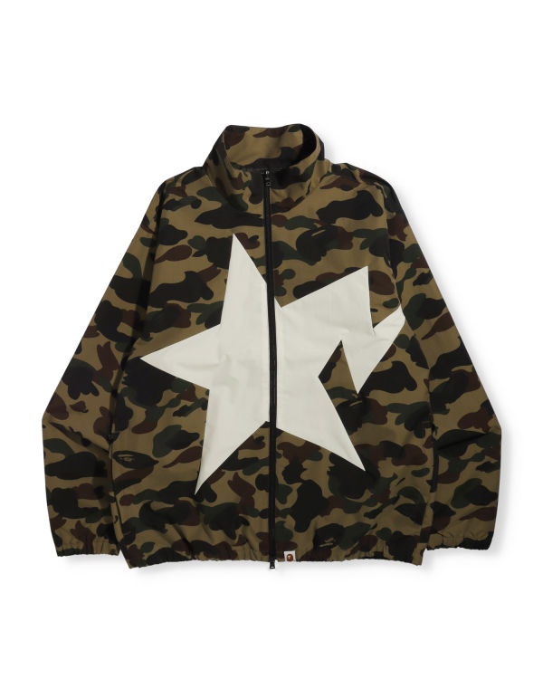 Chaquetas Bape 1st Camo Pista Hombre Verde | NDTZP-5743