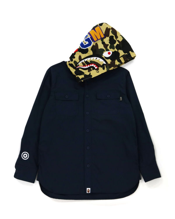 Chaquetas Bape 1st Camo Shark Mujer Azules | VZOTU-2714