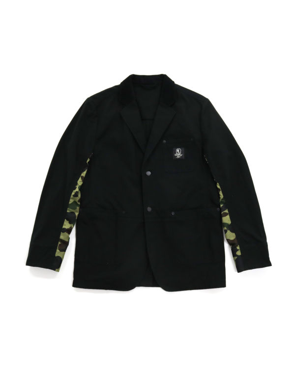 Chaquetas Bape Algodon Duck Tailored Hombre Negras | WQNZB-5019