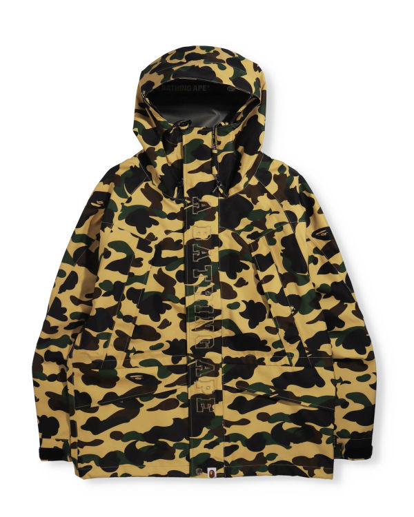 Chaquetas Bape Gore-Tex 1st Camo Snowboard Hombre Amarillo | ADINT-3260