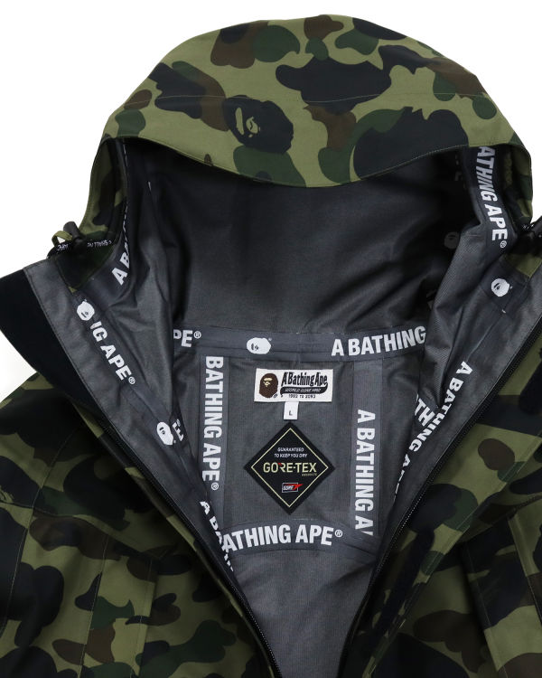 Chaquetas Bape Gore-Tex 1st Camo Snowboard Hombre Verde | GWUQK-1539