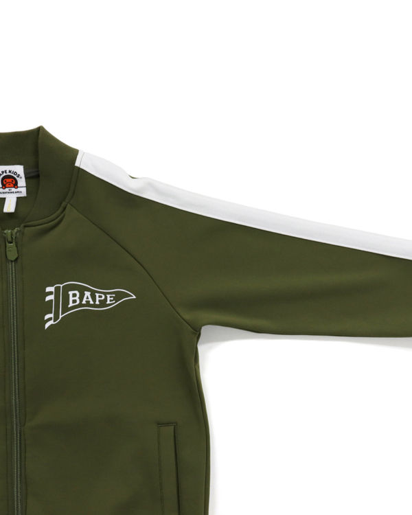 Chaquetas Bape Jersey Niños Verde | EBCSX-6849