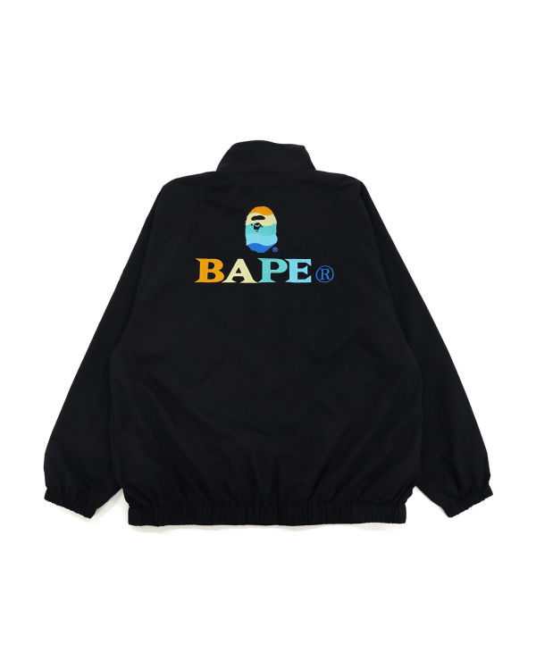 Chaquetas Bape Logo Embroidery Overs Mujer Negras | YLJGK-9417