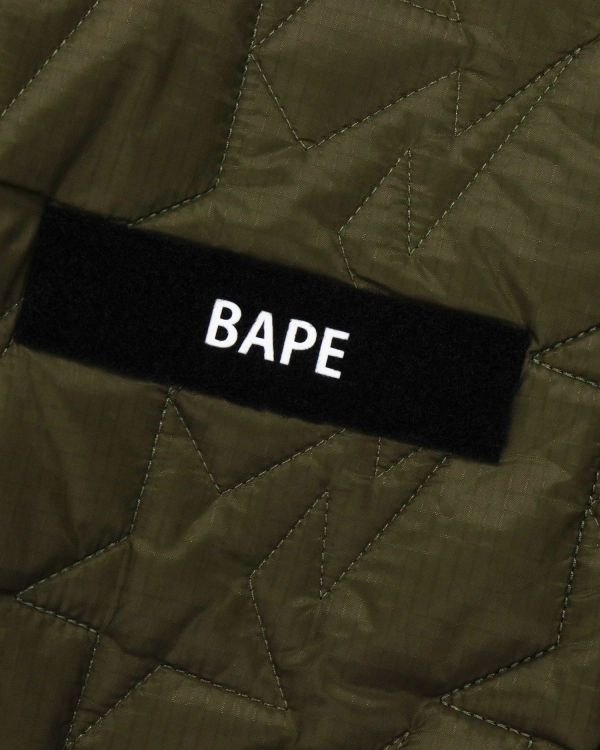 Chaquetas Bape Military Patch Liner Hombre Verde | SZVFE-0846