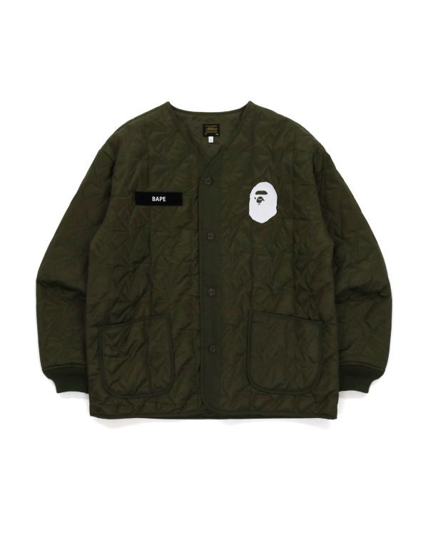 Chaquetas Bape Military Patch Liner Hombre Verde | SZVFE-0846