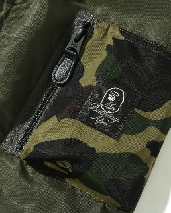 Chaquetas Bape Military Tailored Hombre Verde | SZFUP-9470