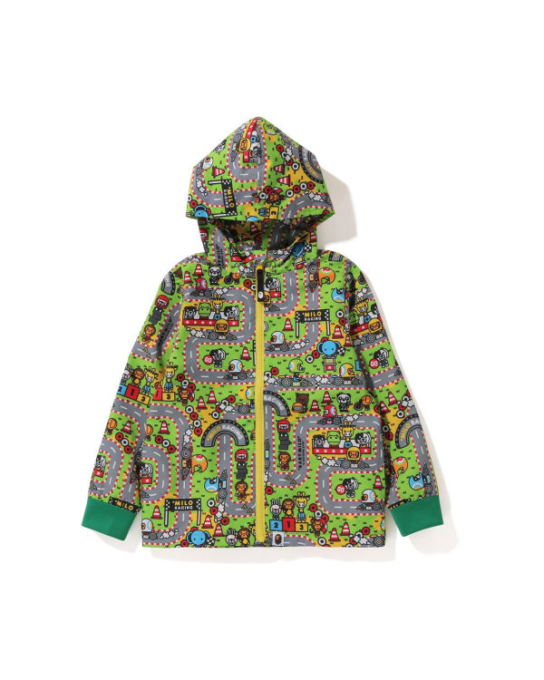 Chaquetas Bape Milo Carreras Niños Multicolor | XABMZ-4976