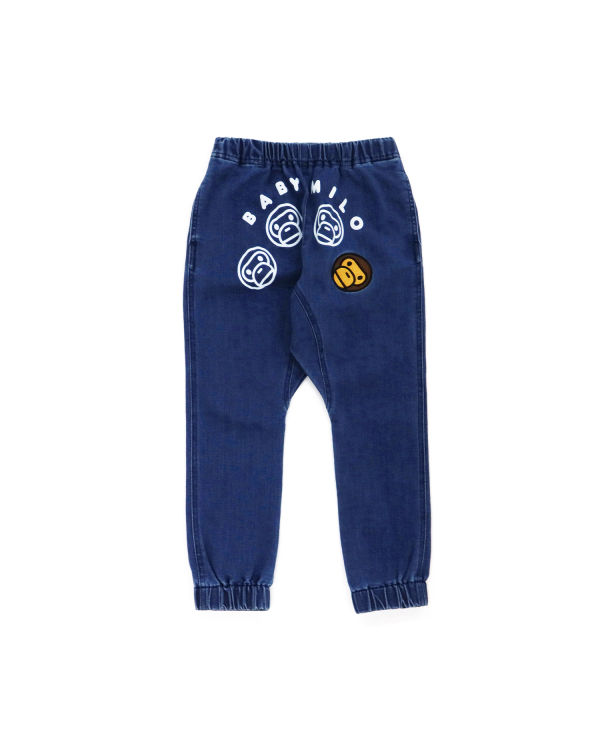 Chaquetas Bape Milo Embroidered Niños Azules | PVLAW-6059