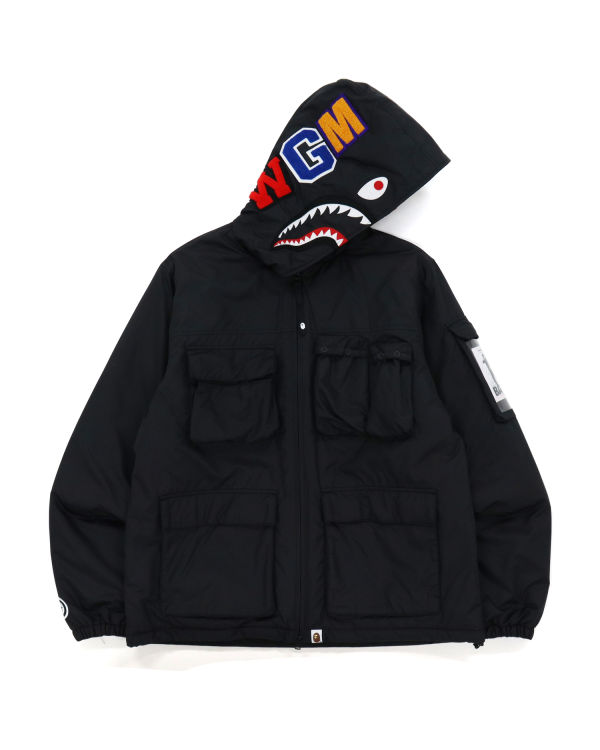 Chaquetas Bape Mulit Pocket Shark Hombre Negras | QCDET-5037