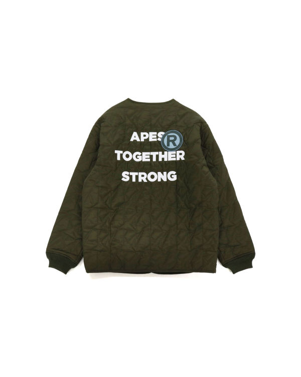 Chaquetas Bape Multi Patch STA Acolchado Niños Verde | QAJZP-5691