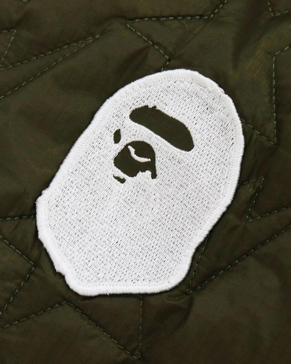 Chaquetas Bape Multi Patch STA Acolchado Niños Verde | QAJZP-5691