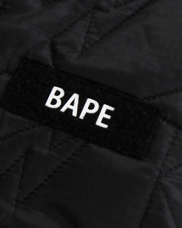 Chaquetas Bape Multi Patch STA Acolchado Niños Negras | QPUMC-2940