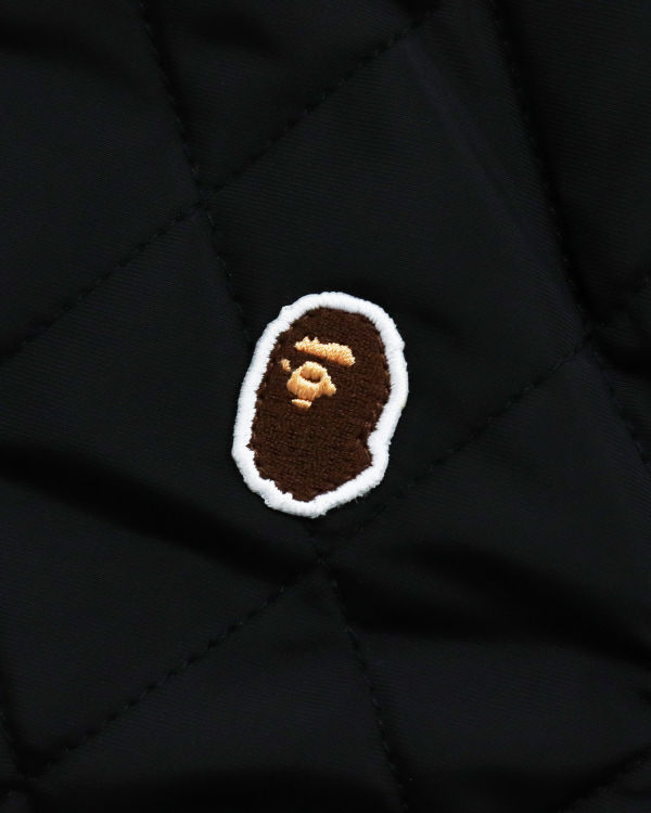 Chaquetas Bape Quilting Niños Negras | VJNCH-3049