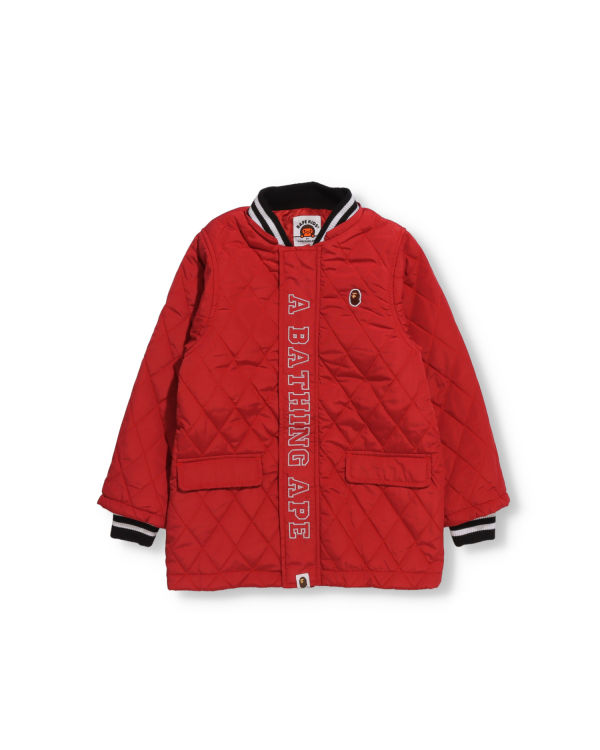 Chaquetas Bape Quilting Niños Rojas Claro | XHEUC-1478