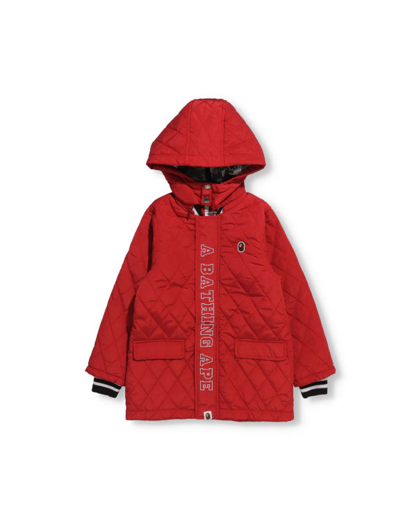 Chaquetas Bape Quilting Niños Rojas Claro | XHEUC-1478