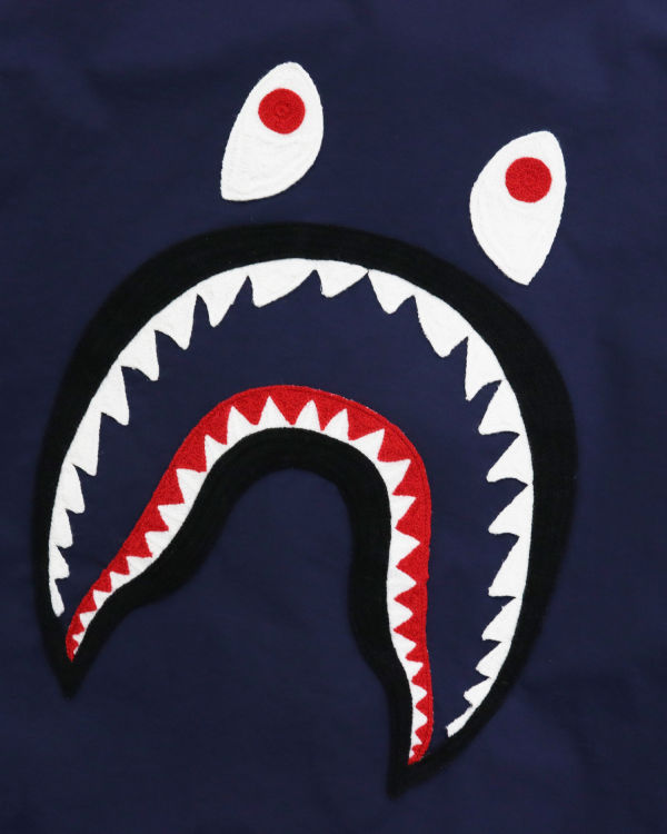 Chaquetas Bape Shark Coach Hombre Azul Marino Azules | BQZNO-1490