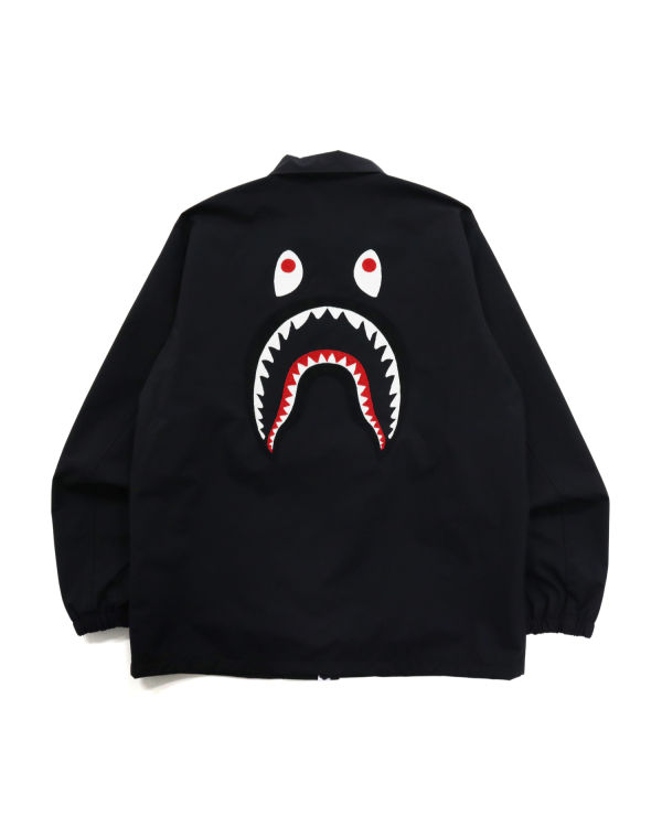 Chaquetas Bape Shark Coach Hombre Negras | GFQCO-5910