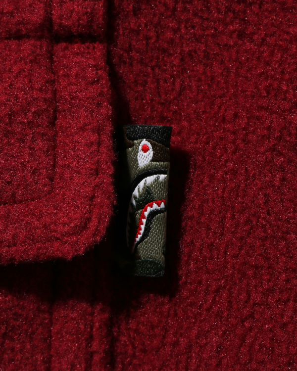 Chaquetas Bape Shark Patch Niños Rojas Claro | TNRAH-7246