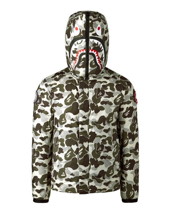 Chaquetas Bape X Canada Goose X Concepts ABC Camo Crofton Shark Encapuchado Light Hombre Gris | BATFU-5431