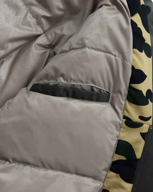 Chaquetas De Plumas Bape 1st Camo Hanten Hombre Kaki | GLQAT-9513