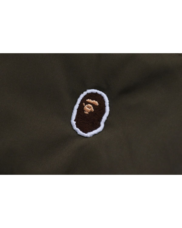 Chaquetas De Plumas Bape Ape Head One Point Hombre Beige | LBSJW-5287