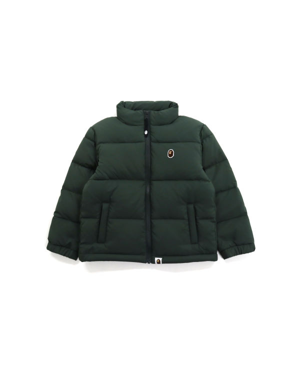 Chaquetas De Plumas Bape One Point Niños Verde Oscuro | DHVAJ-5671