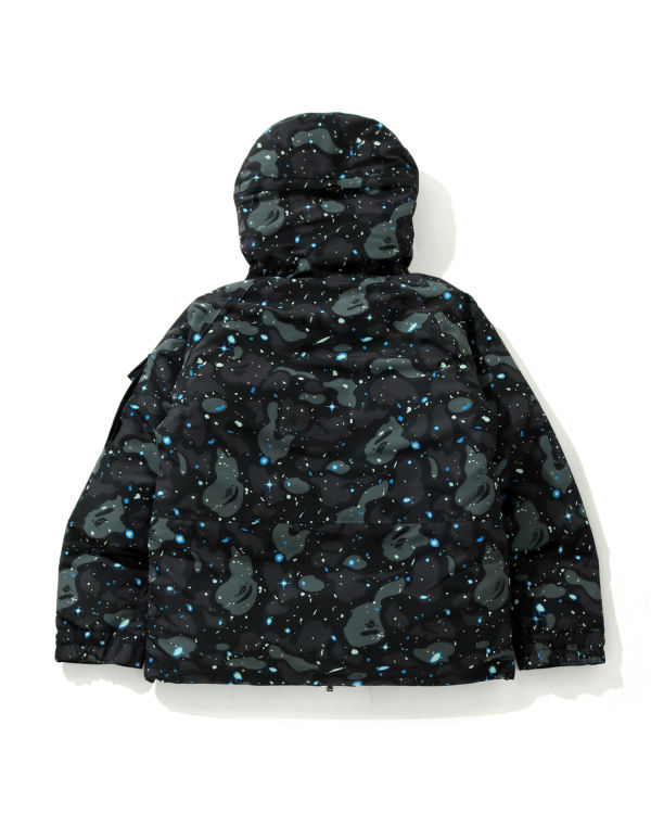 Chaquetas De Plumas Bape Space Camo Military Loose Fit Hombre Negras | NFIGB-8061