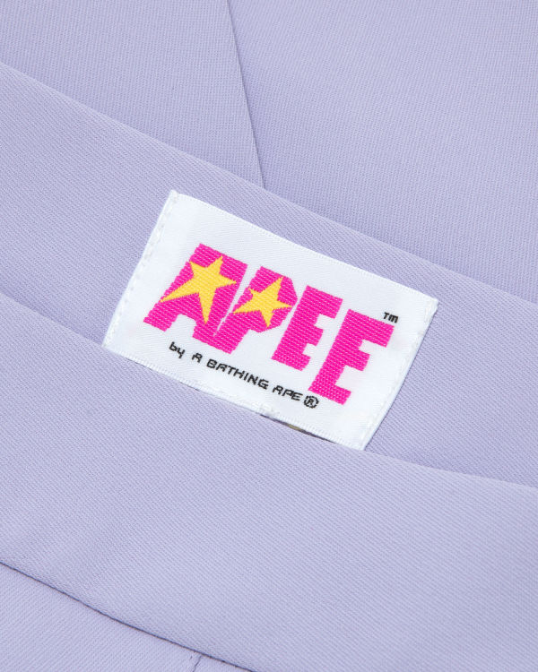 Falda Bape Plisado mini Mujer Moradas | KPCZF-0392