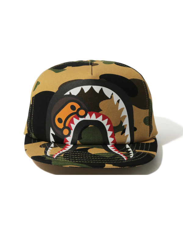 Gorras Bape 1st Camo Milo Shark Niños Amarillo | KIADZ-6431