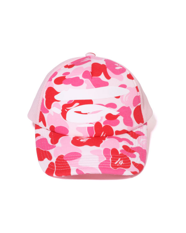 Gorras Bape ABC Camo Ape Face Mesh Hombre Rosas | LUQYC-7916