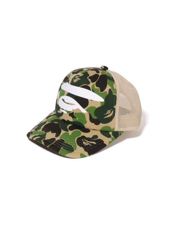 Gorras Bape ABC Camo Ape Face Mesh Hombre Verde | ZPHQC-3106