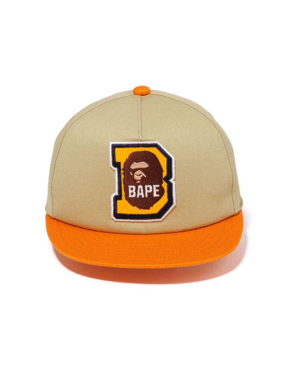 Gorras Bape Ape Head B Patch Niños Beige | OUYCE-4563