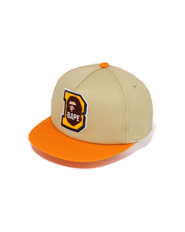 Gorras Bape Ape Head B Patch Niños Beige | OUYCE-4563